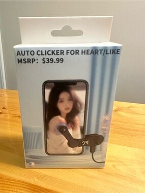 Auto Clicker for Heart/Like - Black
